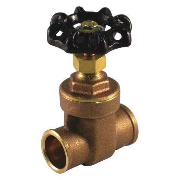 Brass Gate Valve, CXC, 21/2"