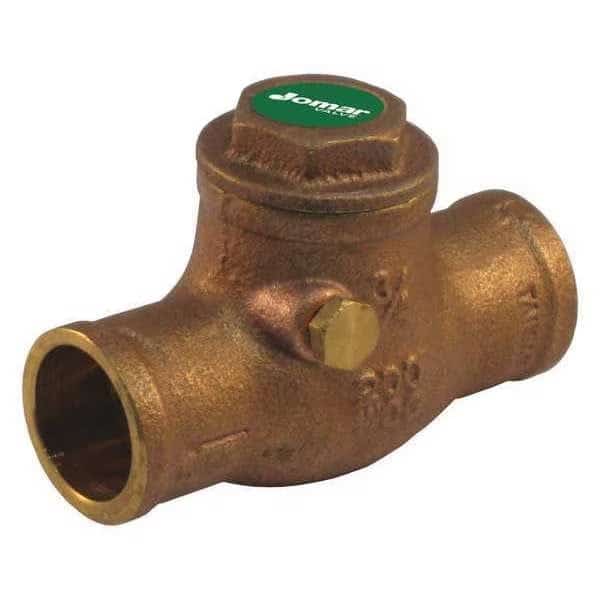 1/2" Solder Lead Free Brass Horizontal Check Valve