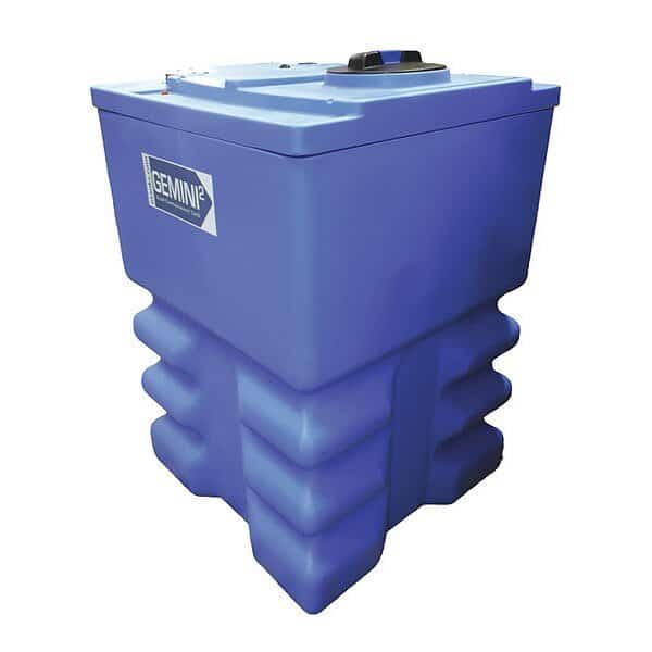 Square Tank,Blue,LDPE SD 1.5,120Ribbed, Mfr#: 01-32973, PEABODY ENGINEERING