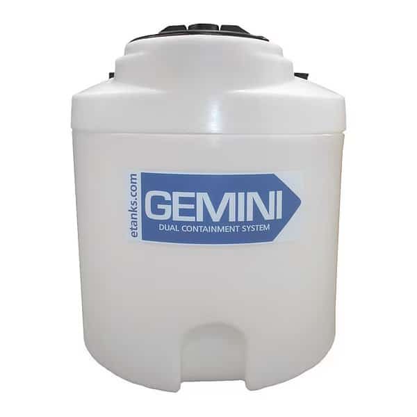 Storage Tank, Double Wall Vertical, XLPE 1.9, Nat, 20 Gal