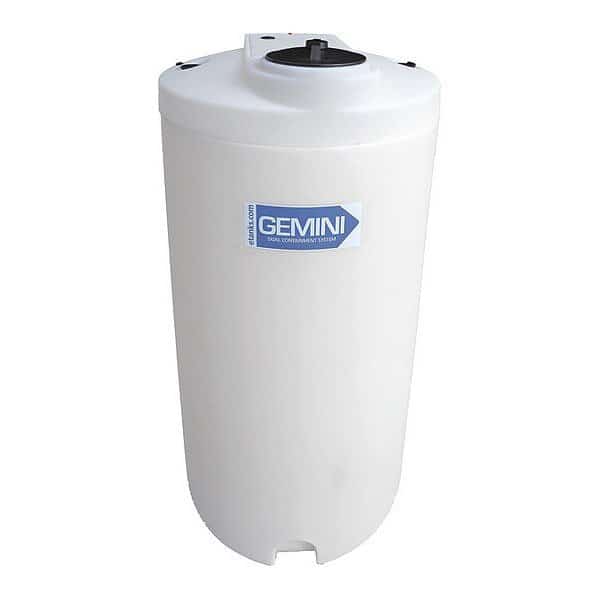 Cylindrical Tank,Nat,XLPE SD 1.5,160gal, Mfr#: 01-30131, PEABODY ENGINEERING
