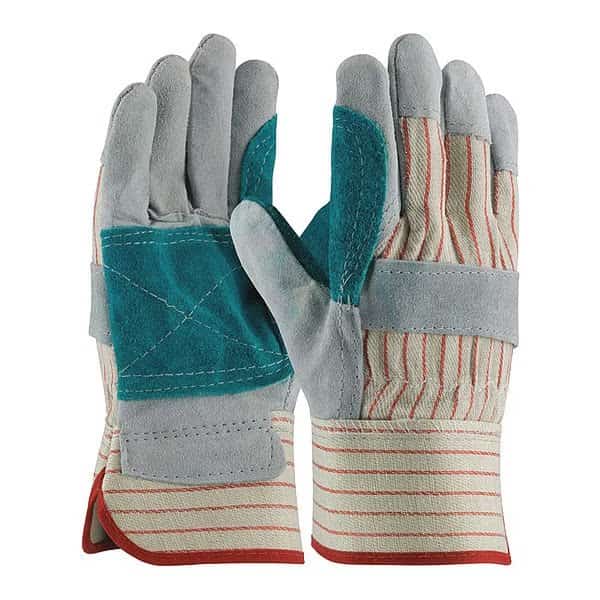 Split Leather Palm, Gry/Red, XL, PK12, Pip, Mfr#: 85-7512J/XL