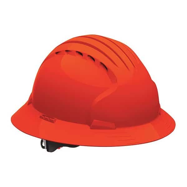 JSP Evo6161 Full Brim,Org,Vented,6-Pt., Mfr#: 280-EV6161V-OR, PIP