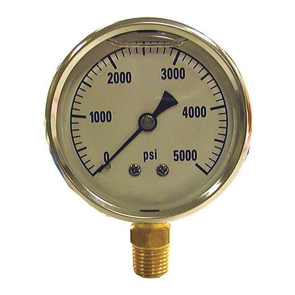 Gauge, 0-3000 psi, A.R. North America, Mfr#: SEC-201L-254P