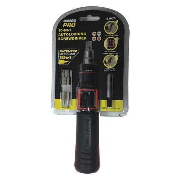 Ratchet Screwdriver, Auto Loading, 10-In-1