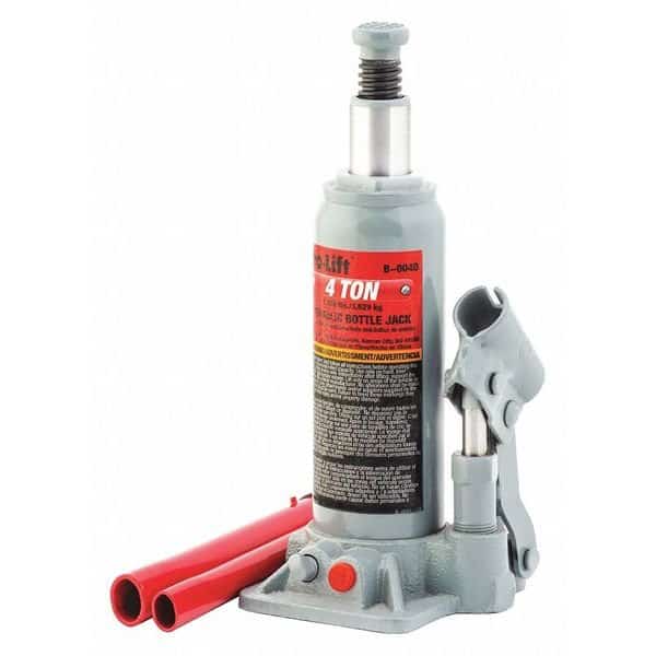 Bottle Jack, Hydraulic, 4 tons