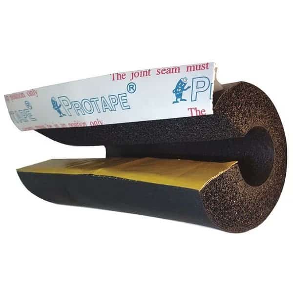 Self-Seal Insulation, Rubber, 2-1/8"x 1/2" Wall