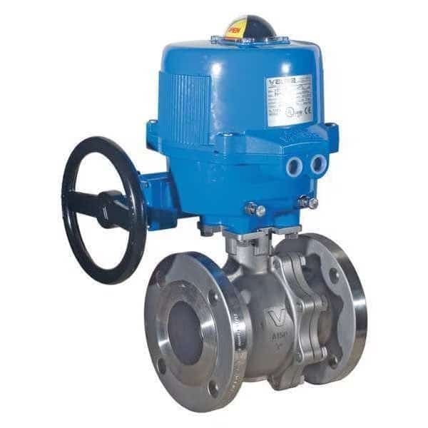 Electric Actuated, SS Flanged, Ball Valve, Pipe Size: 1-1/2"