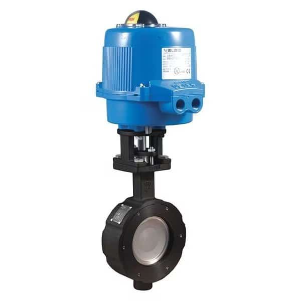 Electric Actuated, CS Butterfly Valve, 6"