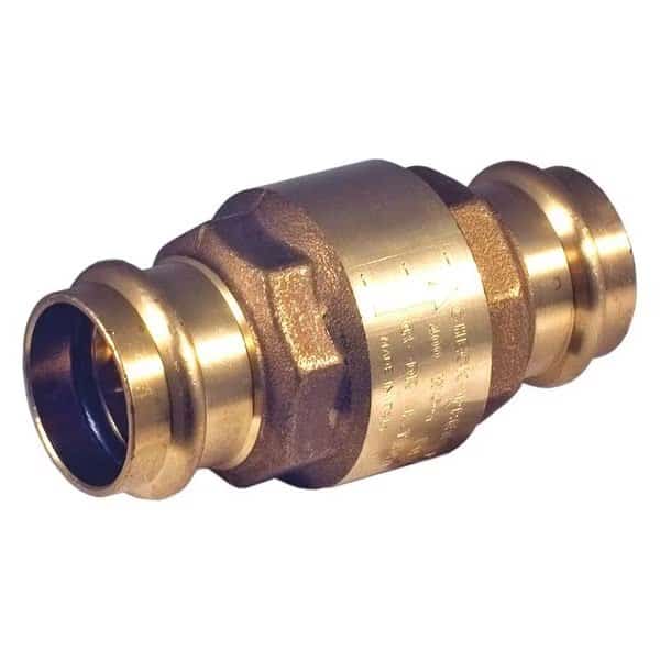 1-1/4" Press Lead Free Brass Check Valve