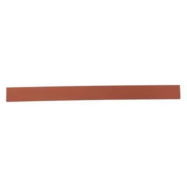 Squeegee Blade, 16"L, No-Notch, Rubber, Red, Midwest Rake, Mfr#: 79715