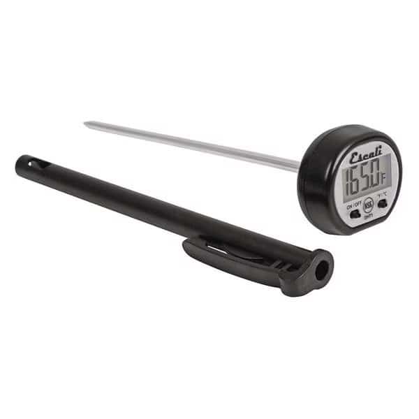 4-3/4" Stem Digital Pocket Thermometer, -40 Degrees to 392 Degrees F
