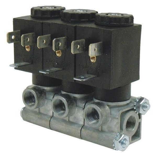 Solenoid Valve, 2-Way, 2-Position, Normally Closed, 1/8 in Pipe Size, 24V DC, Direct Acting