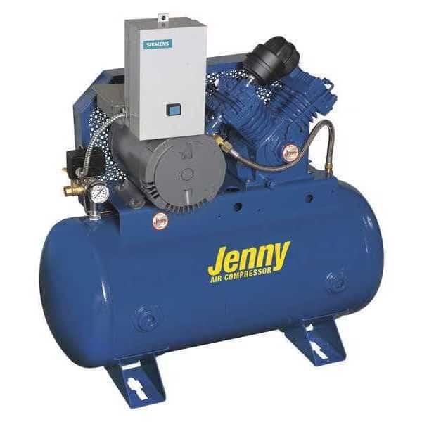 Air Compressor, Stationary, 17.8cfm, 125psi, Voltage: 230V, JENNY, Mfr# G5A-60-230/3
