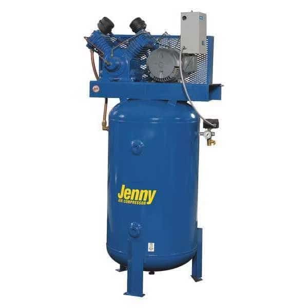 Air Compressor,Stationary,17.5cfm,175psi, Mfr#: W5B-80V-208/3, JENNY