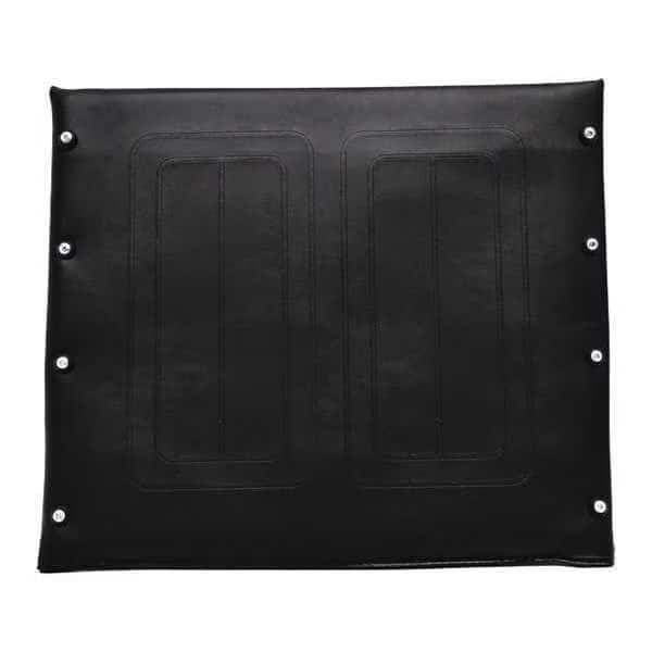 Vinyl Seat Upholstery,20"W,10 Hole,Black, Mfr#: 64830-A3, ALCO