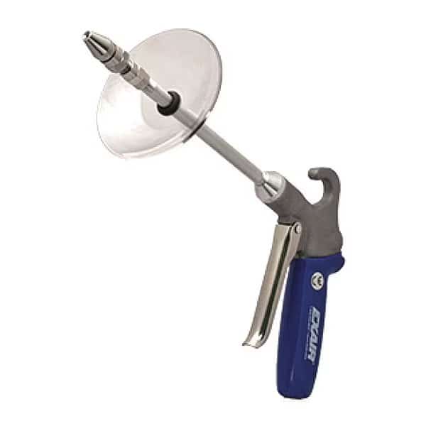 Safety Air Gun, 13 CFM, 6" Ext, Shield, Body Material: Cast Aluminum