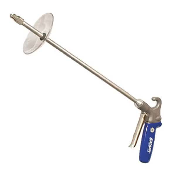 Safety Air Gun, 10 CFM, 18" Ext, Shield, Air Gun Body Style: Ergonomic