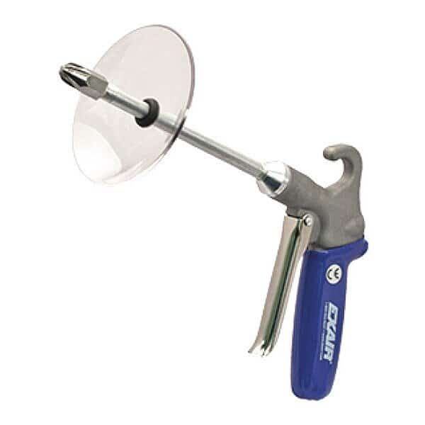 Safety Air Gun, 10 CFM, 6" Ext, Shield, Application: Industrial, EXAIR, Mfr# 1299SS-6-CS