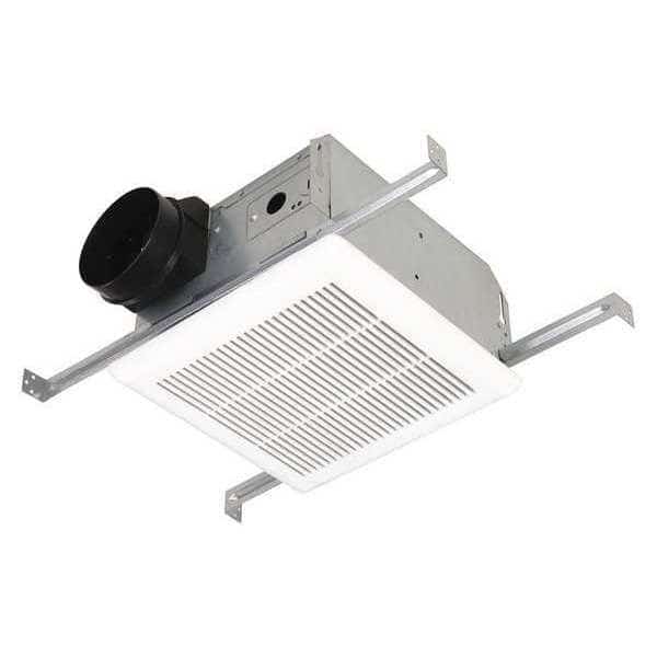 Ceiling Pc Value 50 cfm Bath Fan, 50 cfm, 4" Duct Dia., 120V/60Hz