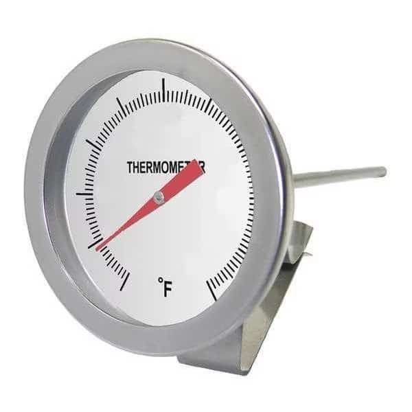 Bimetal, 2" Dial, 50/550 deg F, 12", Stem