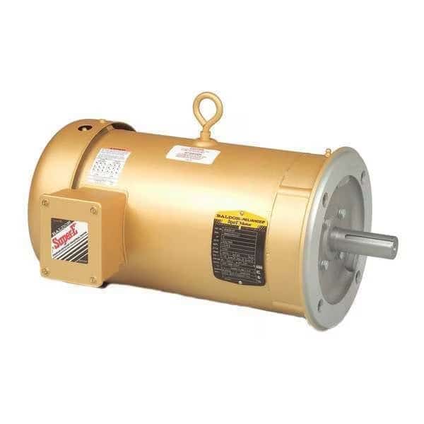 Three-Phase AC Induction Motor, 3 HP, 56C Frame, 230V AC, 460V AC Voltage, 1,760 Nameplate RPM