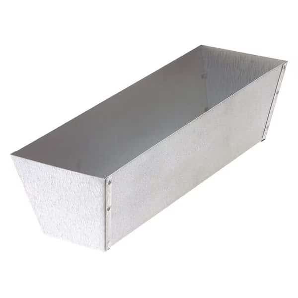Mud Pan, Galvanized, 12"