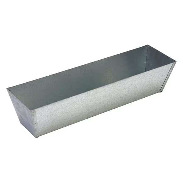 Mud Pan, Galvanized, 14"