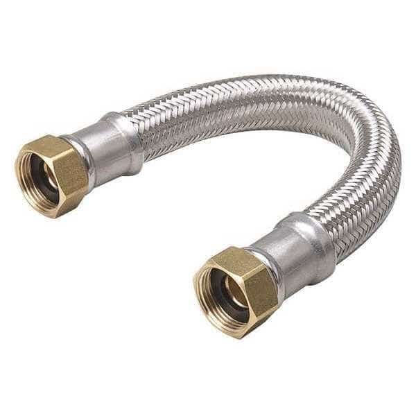 Water Htr Connector,12,SS,3/4" x 3/4"FIP, Mfr#: 496-220, PROLINE