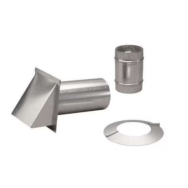 Pressure Relief Damper, Wall Cap, 6"