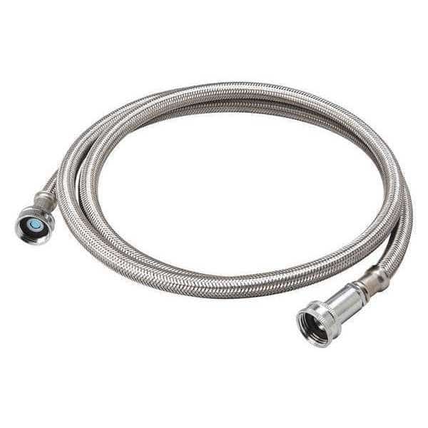 Washing Mach Connector, Ss 3/4Ht x 3/4Ht x 48 PK10