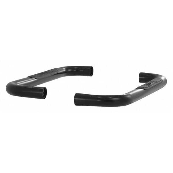 3" Black Powder Coated Steel Side Bars