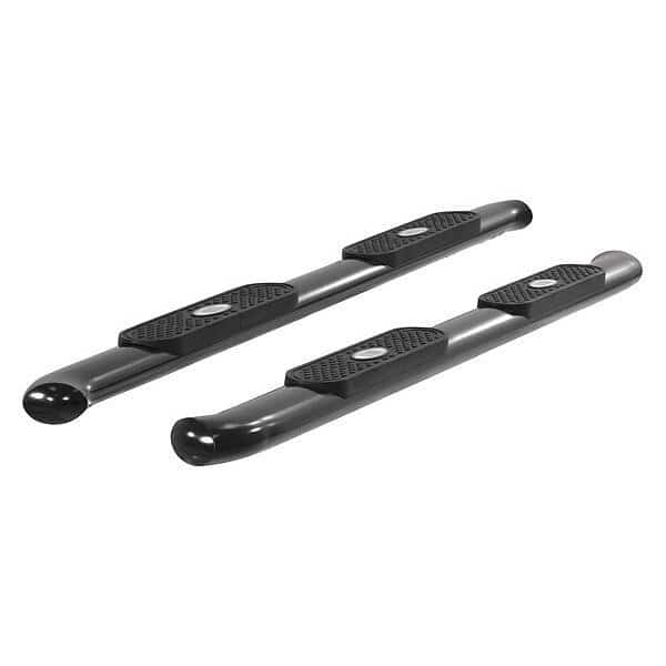4" Black Powder Coated Steel Side Bars