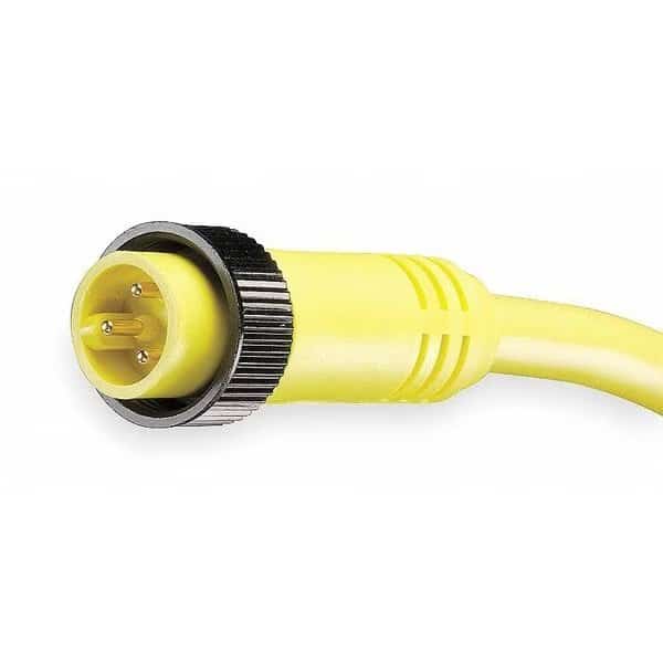 Cordset, 3 Pin, Plug, Male