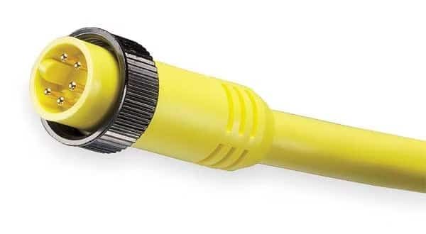 Cordset, 5 Pin, Plug, Male