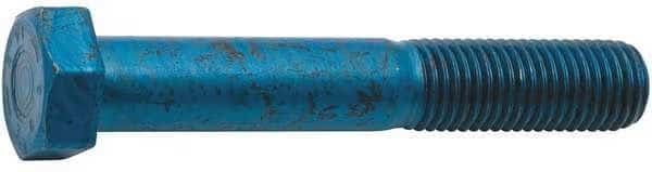 Class 10.9, M10-1.50 Hex Head Cap Screw, Blue Phosphate Steel, 50 mm L, 10 PK, METRIC BLUE, Mfr# UST184221