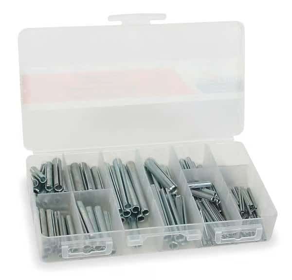 Spring Pin Assortment, 204 Pcs