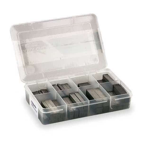 Undersized Machine Key Kit, 1018 Steel, Plain, 70 Pieces, -0.002 in Thick Tolerance, ITW BEE LEITZKE, Mfr# WWG-DISP-MK070HC