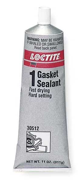 Fast Dry, Rigid Cure Gasket Sealant, 7 oz, Brown/Red, Temp Range -65 to 400 Degrees F
