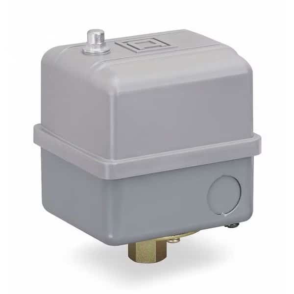 Pressure Switch, (1) Port, 3/8 in FNPS, DPST, 40 to 200 psi, Standard Action, SQUARE D, Mfr# 9013GHG3J62X