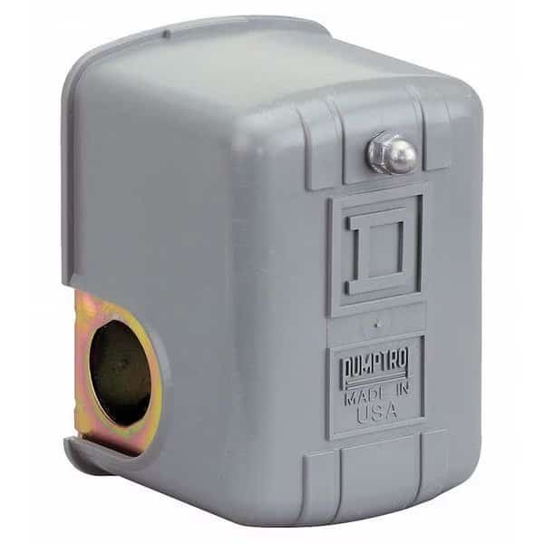 Pressure Switch, (1) Port, 1/4 in FNPS, DPST, 40 to 200 psi