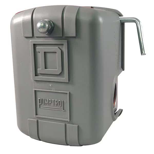 Pressure Switch, (1) Port, 1/4 in FNPS, DPST, 5 to 65 psi, Standard Action