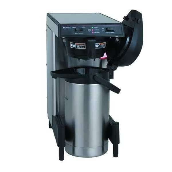 Black, Silver Direct Line 102 oz Airpot Coffee Brewer with Adjustable Legs