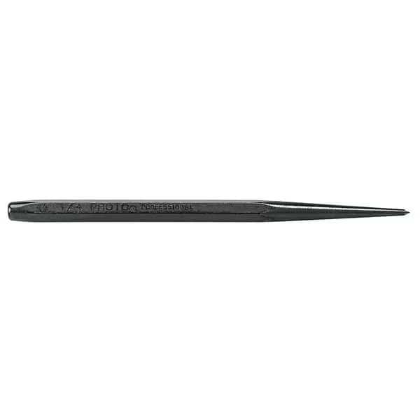 Center Punch, S2, 5-5/8 In, Black