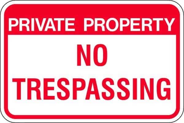 Facility Sign, 12 in Height, 18 in Width, Aluminum, Rectangle, English