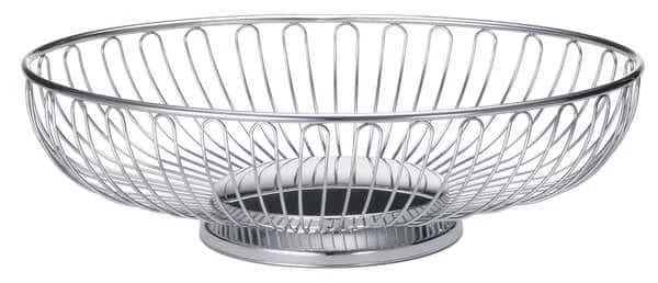 Chalet Basket, Oval, Chrome