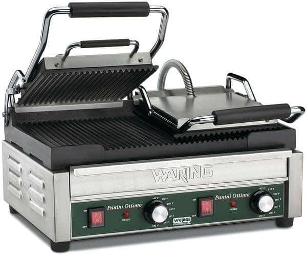 Ribbed Plates Dual Panini Grill 240V, 3200 Watts
