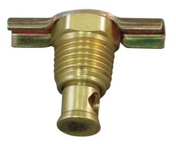 Drain Cock,Brass,MNPT,1/8 In, Mfr#: 6D909, ANDERSON METALS