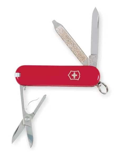 Knife, Swiss Army, 7 Functions, Red