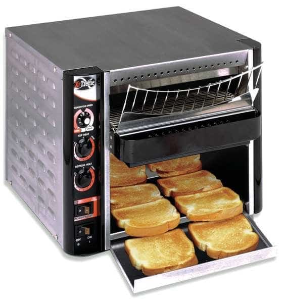 15-3/4" Stainless Steel Radiant Conveyor Toaster